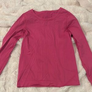 LULULEMON pink scuba long sleeve